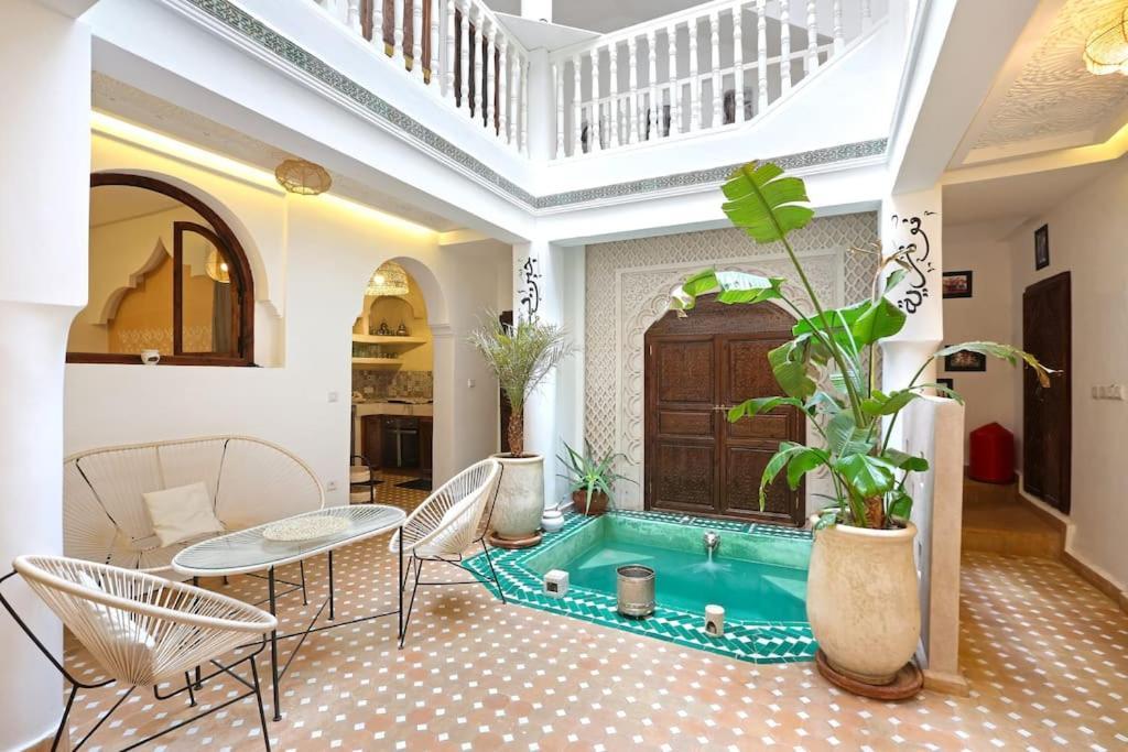 Riad El Khir En Centre Ville Rooftop Et Bassin Marrakesh Eksteriør bilde