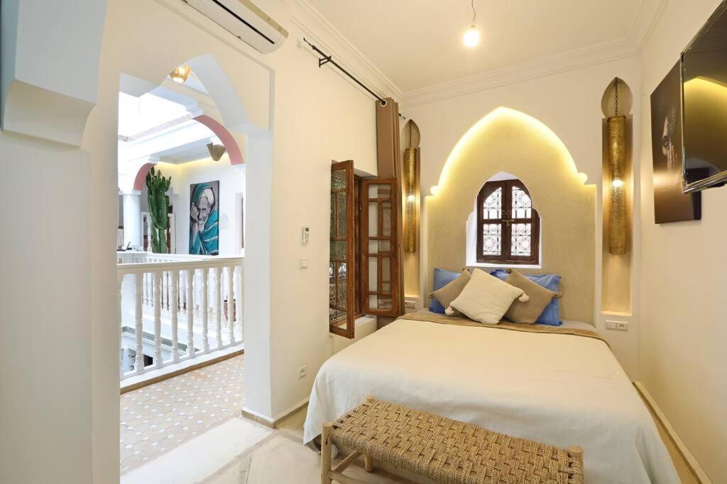 Riad El Khir En Centre Ville Rooftop Et Bassin Marrakesh Eksteriør bilde