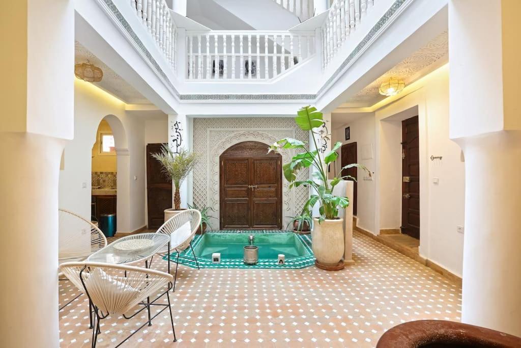 Riad El Khir En Centre Ville Rooftop Et Bassin Marrakesh Eksteriør bilde