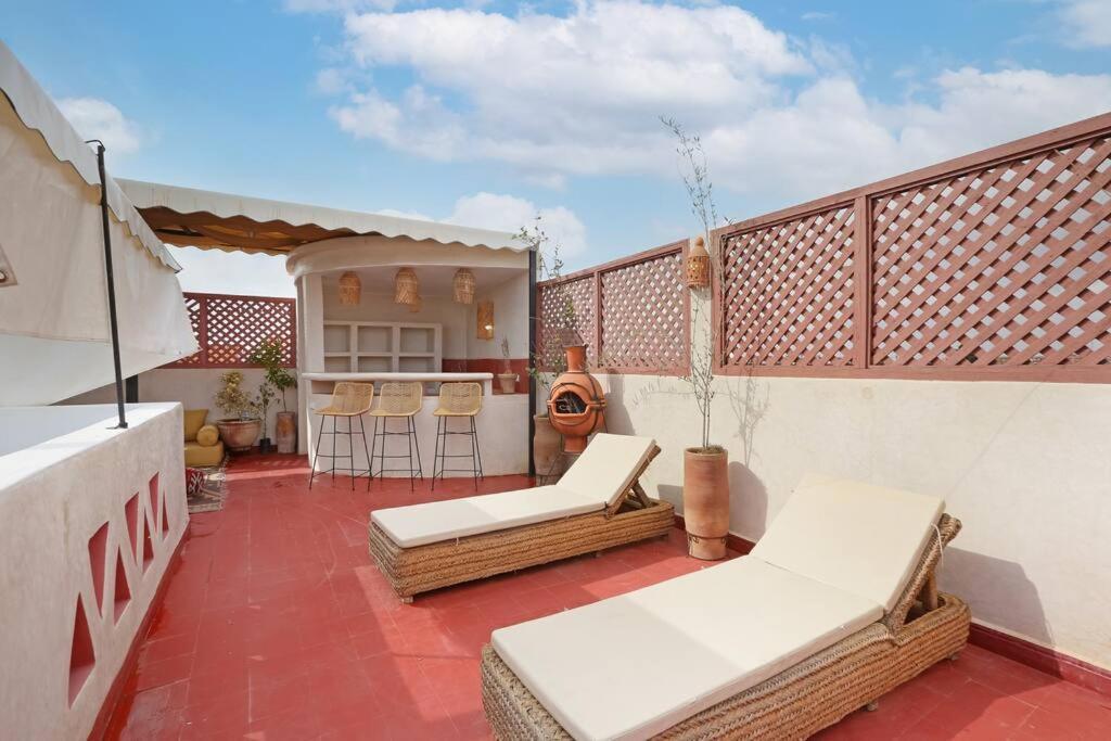 Riad El Khir En Centre Ville Rooftop Et Bassin Marrakesh Eksteriør bilde